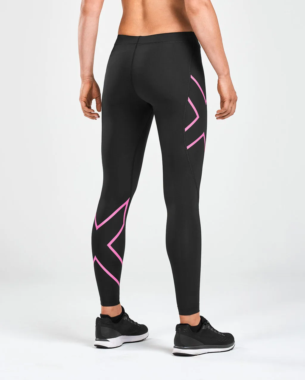 2XU Full Length TR2 Compression Tights - Womens - Black/Pink