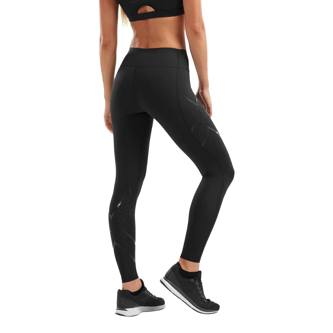 2XU Womens Bonded Mid-Rise Compression Tights