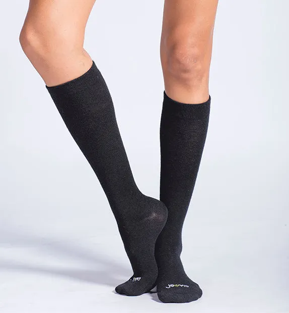 76% Rich Merino Wool Everyday Compression Socks (15-20mmHg) - Floral- 2 Pack