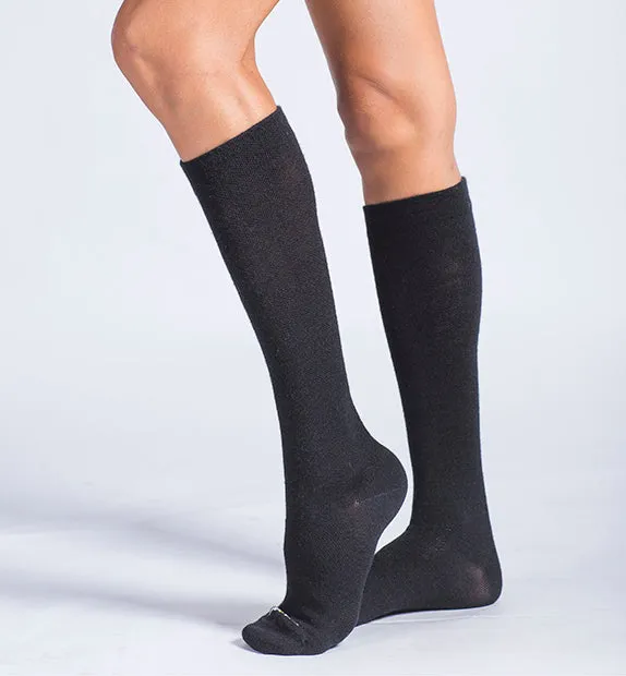 76% Rich Merino Wool Everyday Compression Socks (15-20mmHg) - Floral- 2 Pack