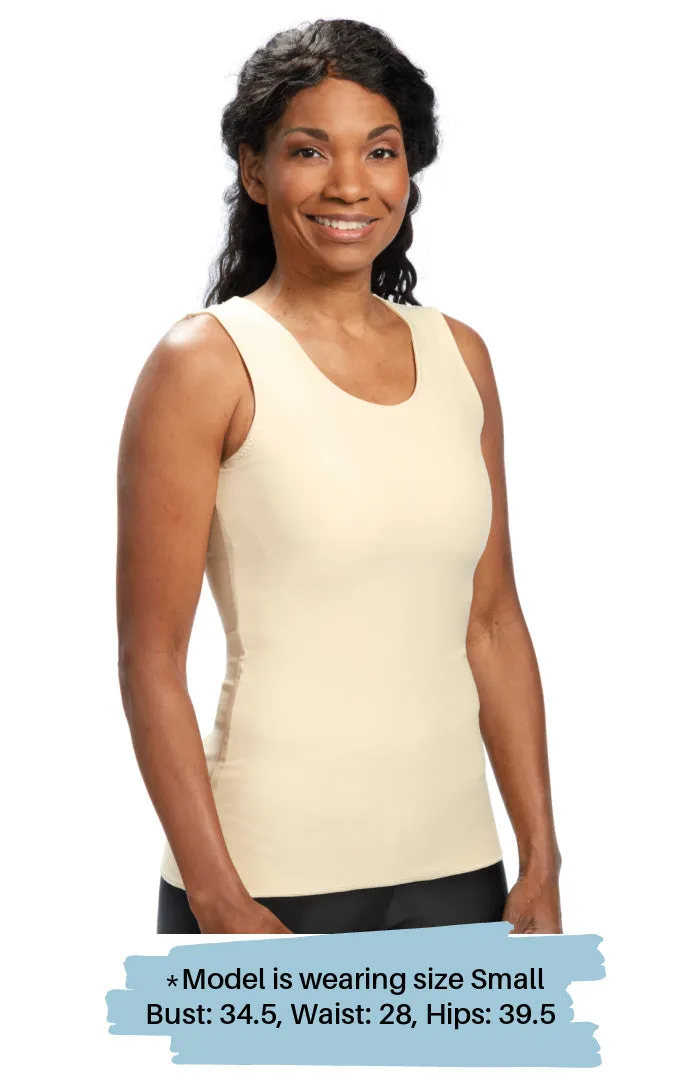 911 Ava Camisole, Compression For the Torso - Seamless Front