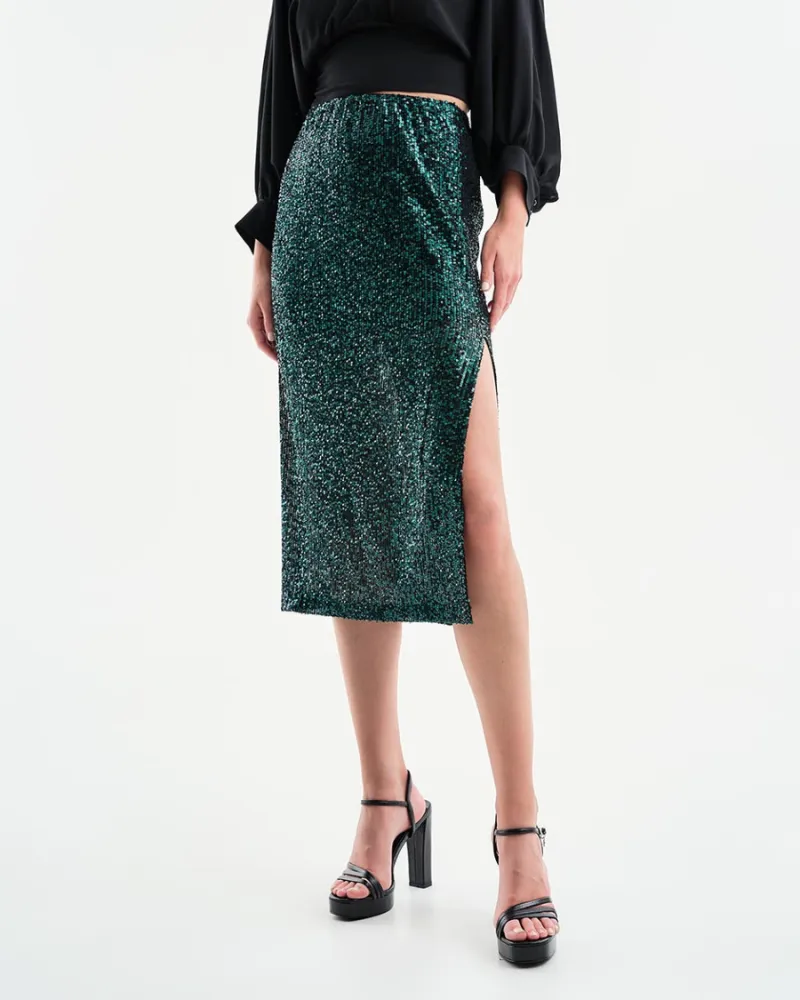 Access - Sequin Midi Skirt