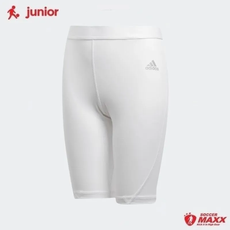 Adidas Alphaskin Youth Compression Shorts - White