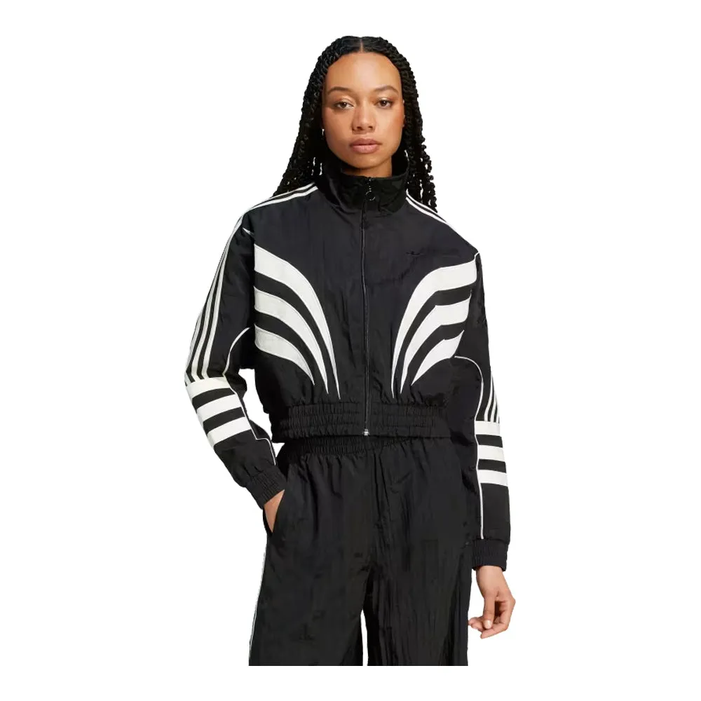 adidas Atlanta Cut Line Loose Nylon Track Top