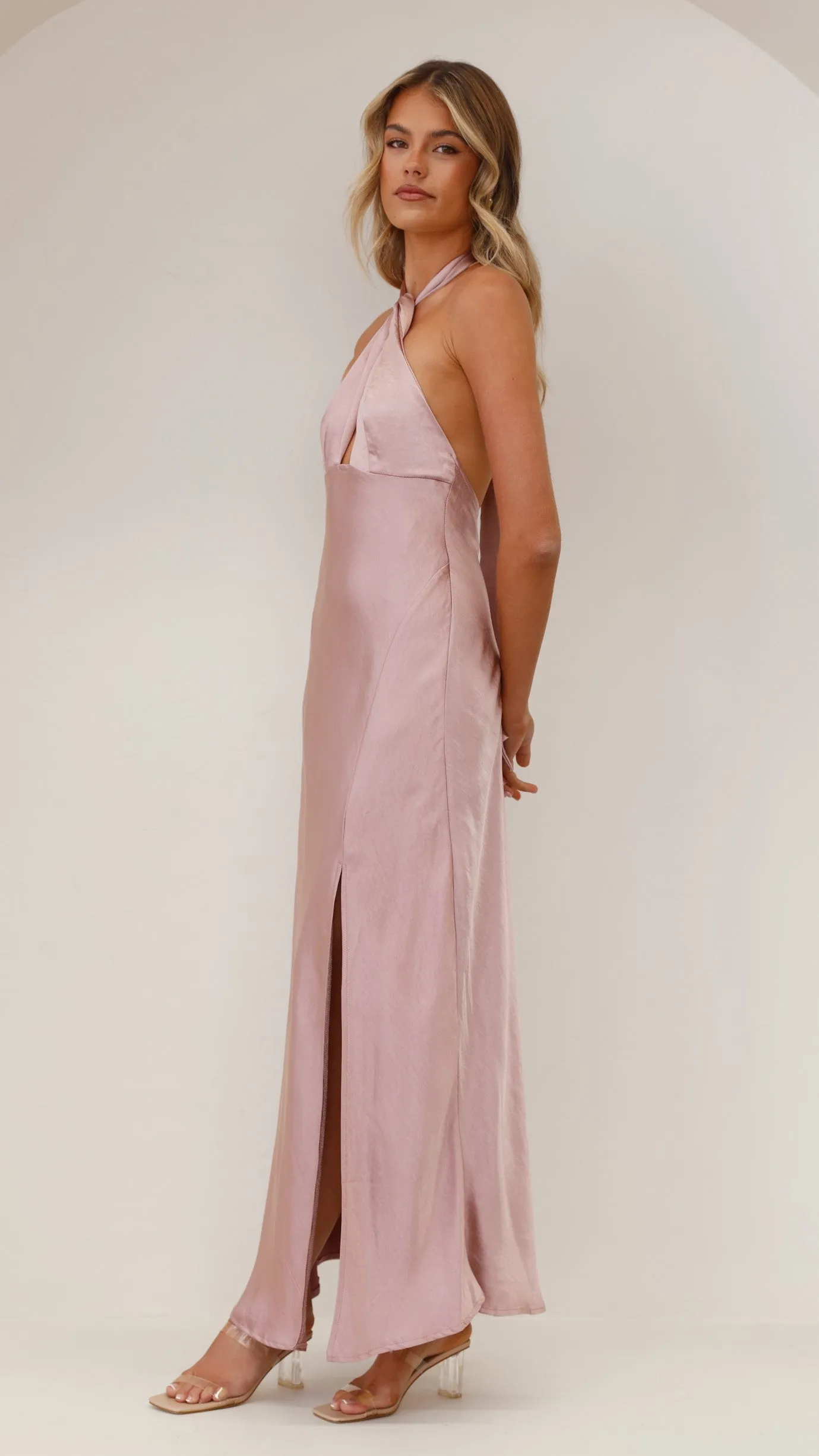 Amalia Maxi Dress - Dusty Pink