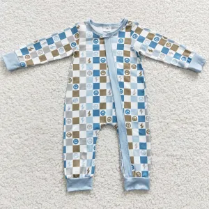 Baby Kids Rompers Zip Design Rompers LR0313