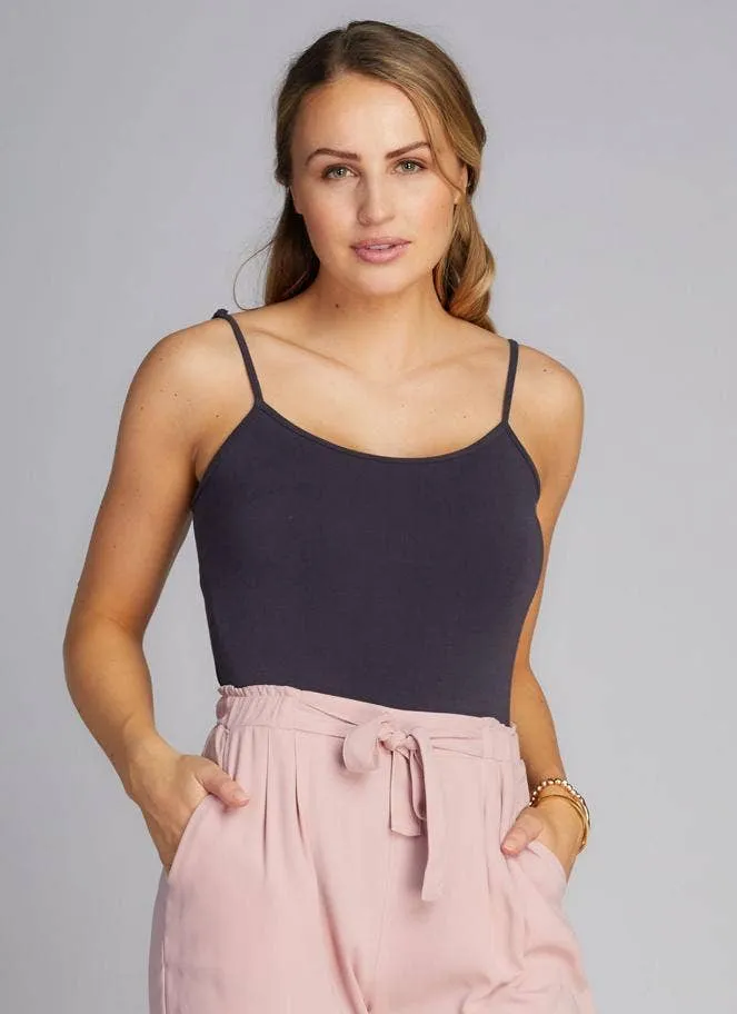 Bamboo Adjustable Spaghetti Strap Cami