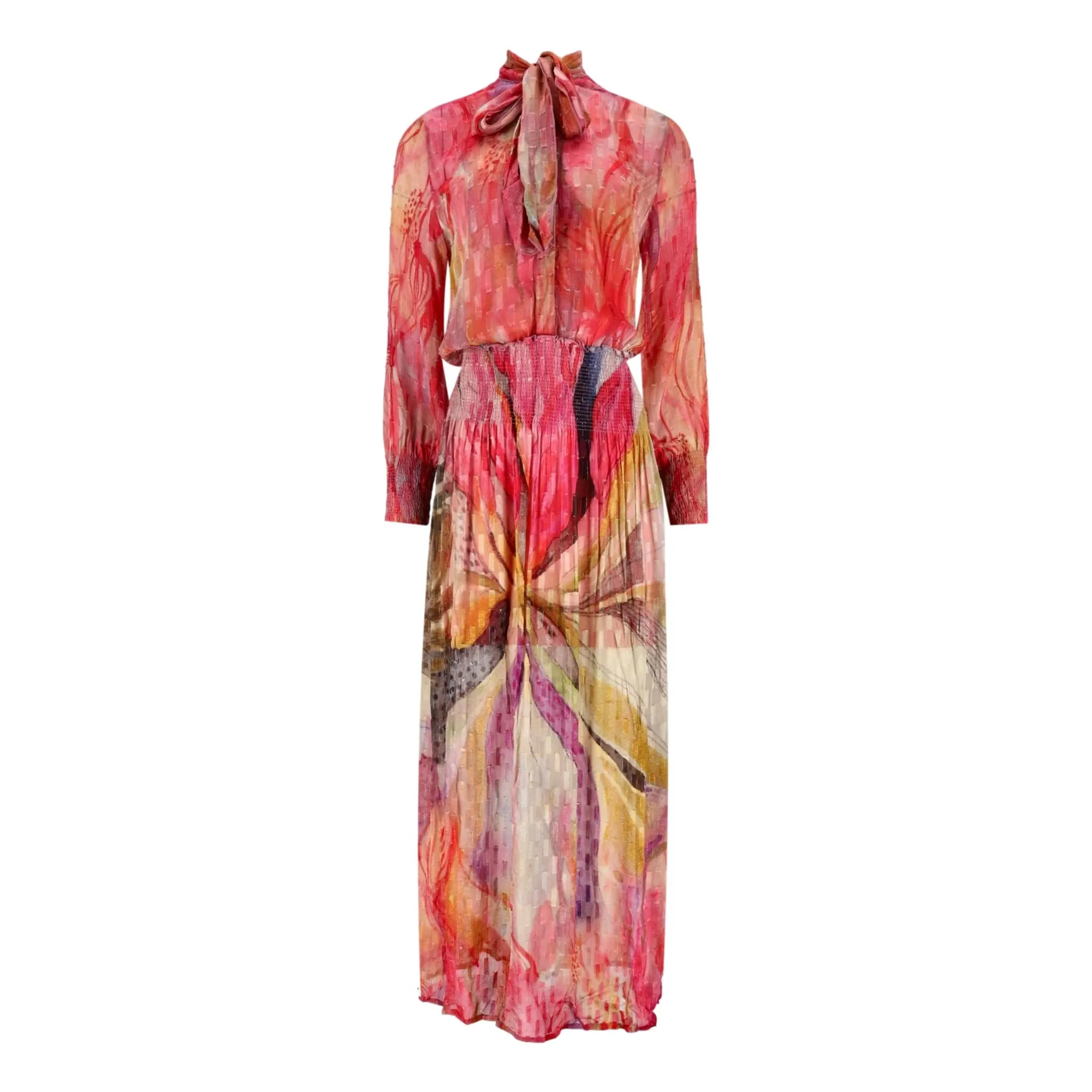 BL^NK London Watercolour Maxi Dress. Size S