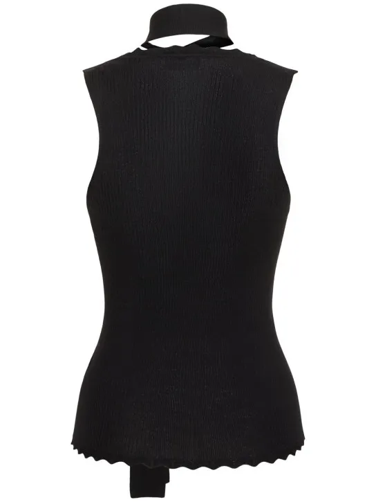 Blumarine   Rib knit tank top 