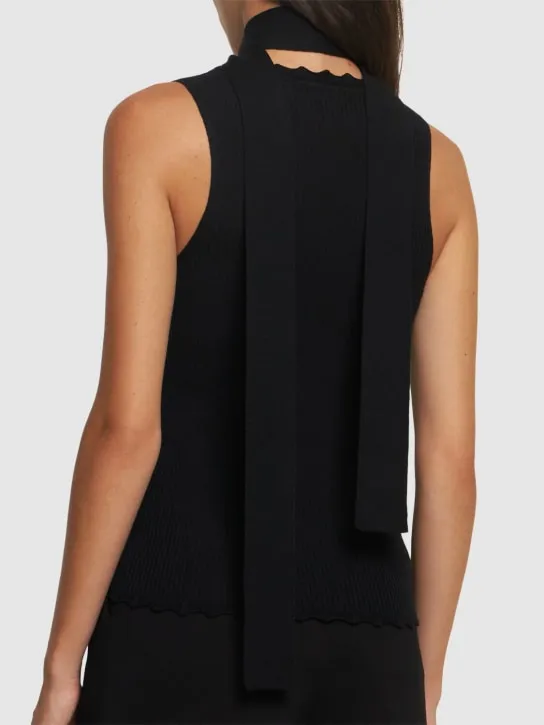 Blumarine   Rib knit tank top 