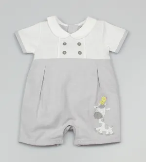 Boys Romper Giraffe (0-3-9 Months)-GF1054