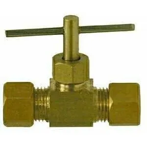 Brass Needle Valve - Compression X Compression