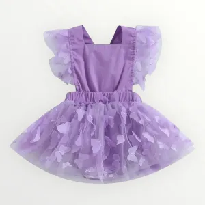 Butterfly Romper - Purple