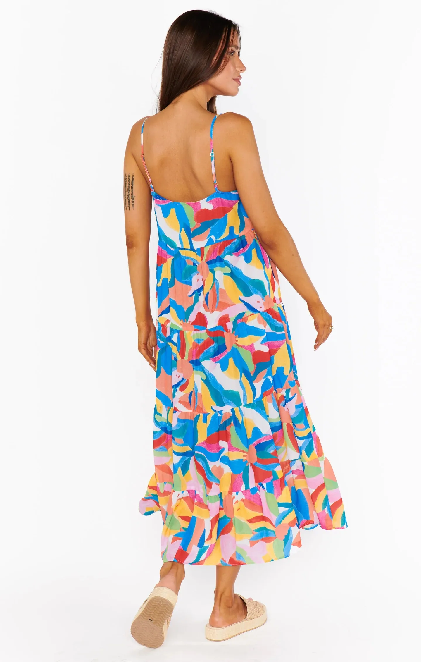 Caroline Maxi Dress | Rainbow Pop