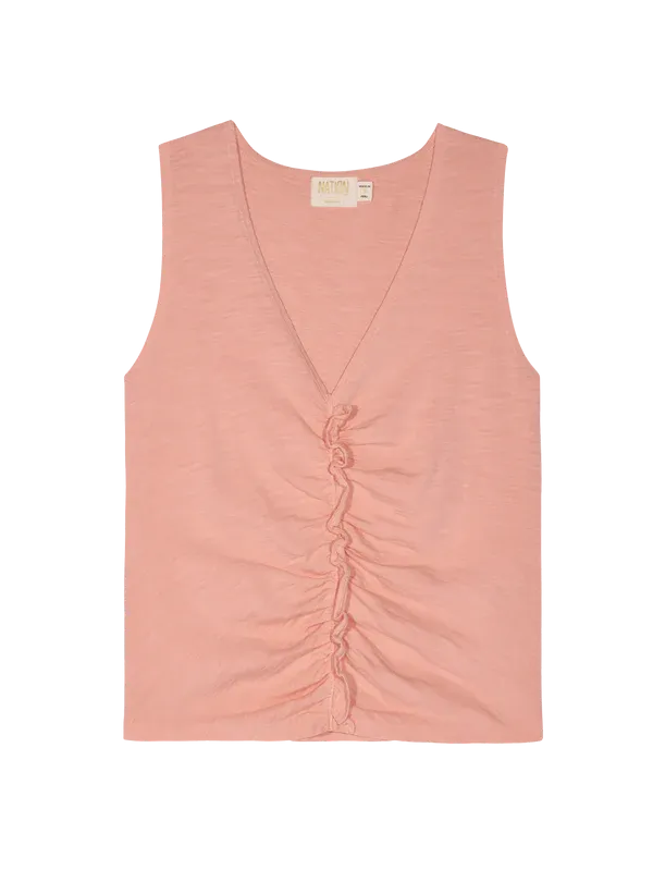 Cassie Tank ~ Peach Amber