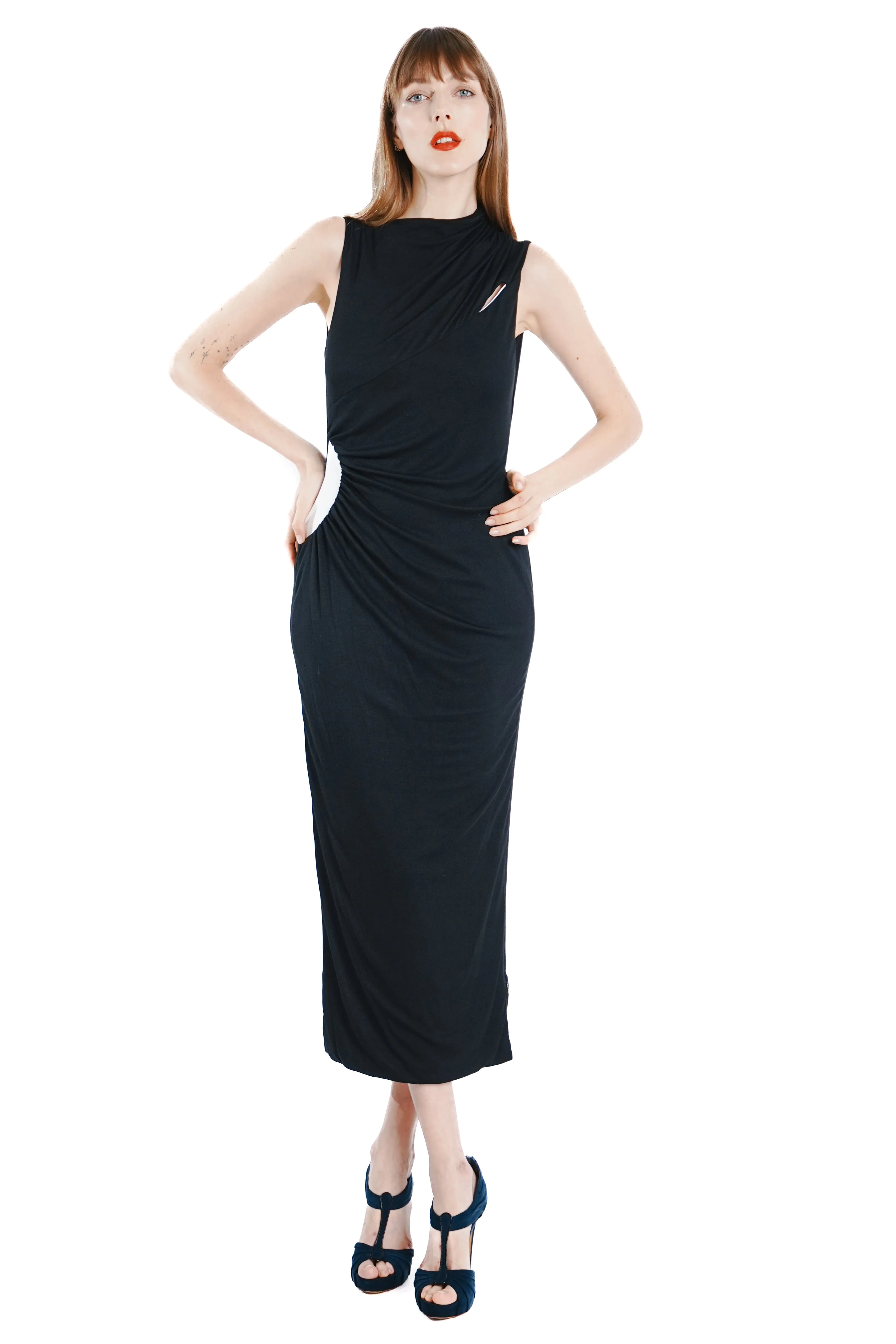 Celena Sleeveless Maxi Jersey Dress