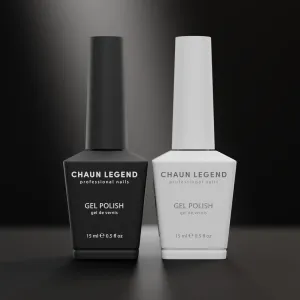 Chaun Legend Black   White Gel Polish Duo