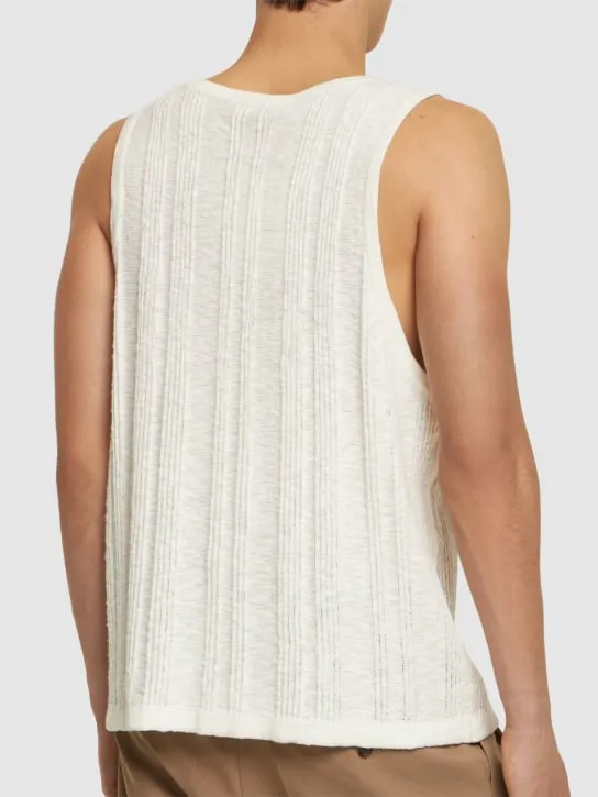 Commas   Textured knit tank top 