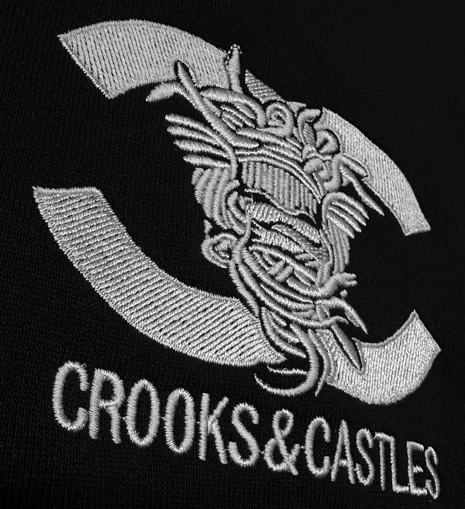 *CROOKS & CASTLES* (RED-BLACK) ~CC MEDUSA~ TRACK JACKET FOR MEN