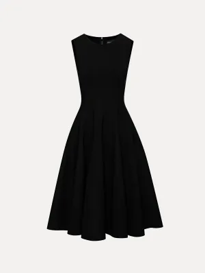 Curved Seam Detail Dress