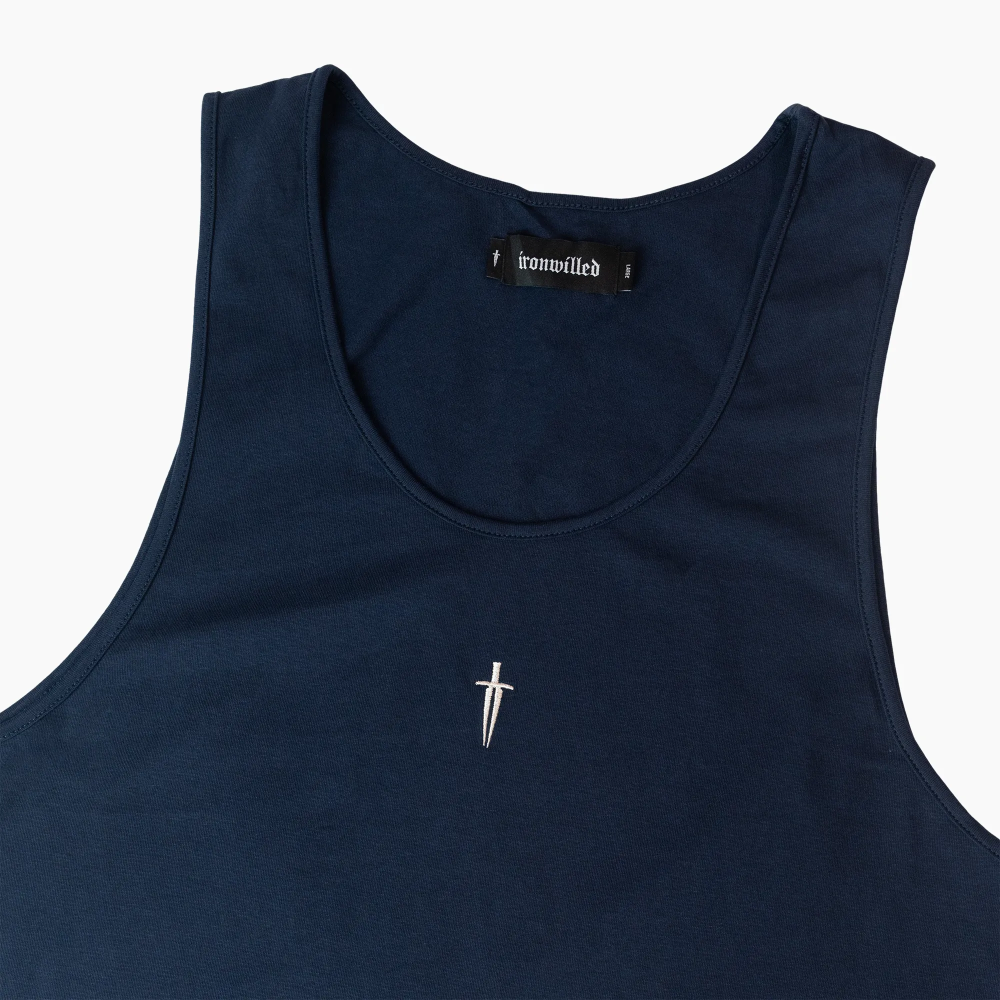 DAGGER OVERSIZED SCOOP TANK - NAVY