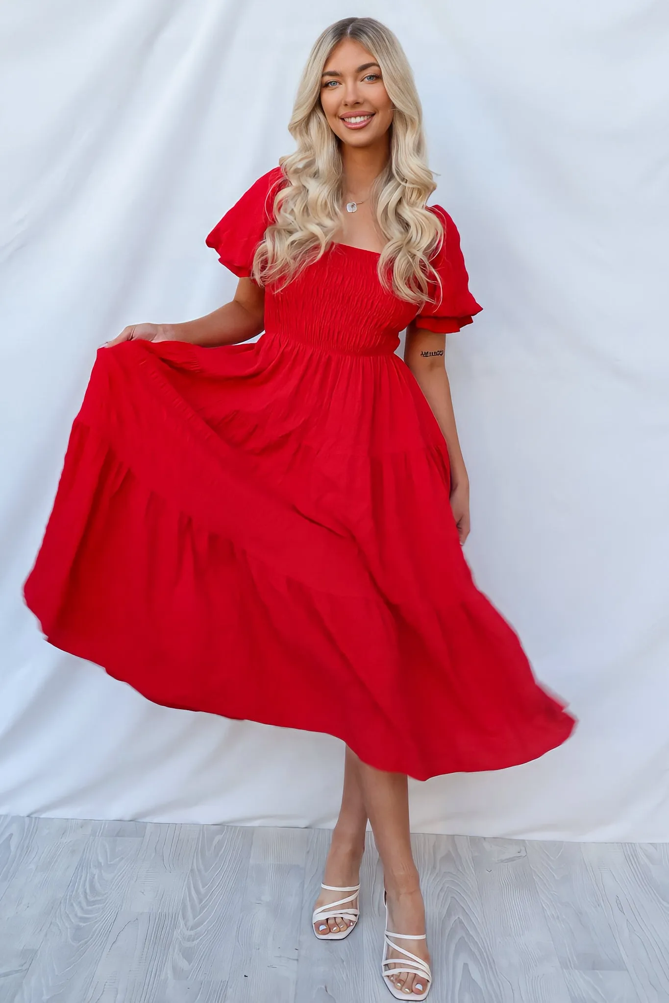 Daiquiri Maxi Dress - Red