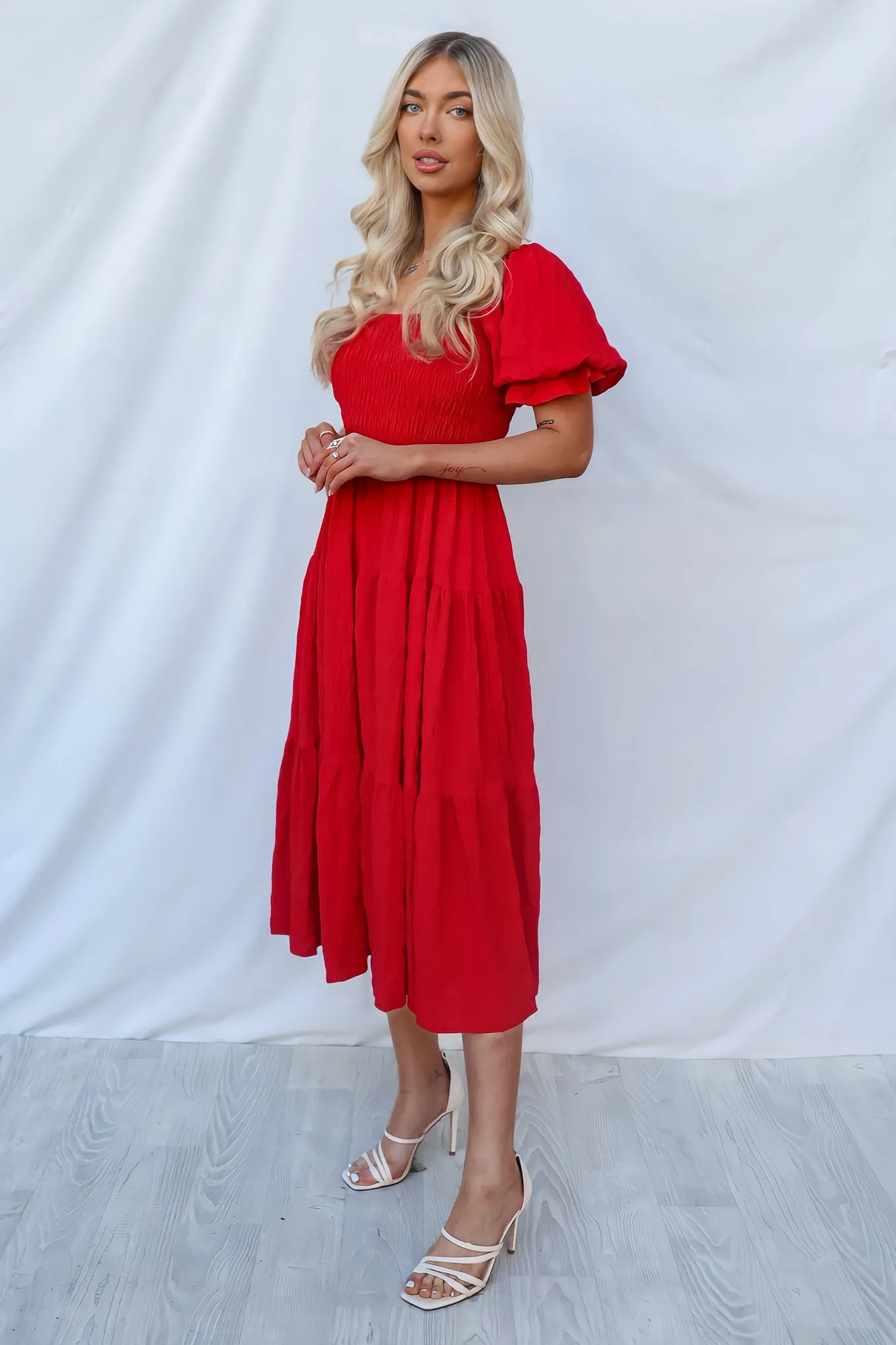 Daiquiri Maxi Dress - Red