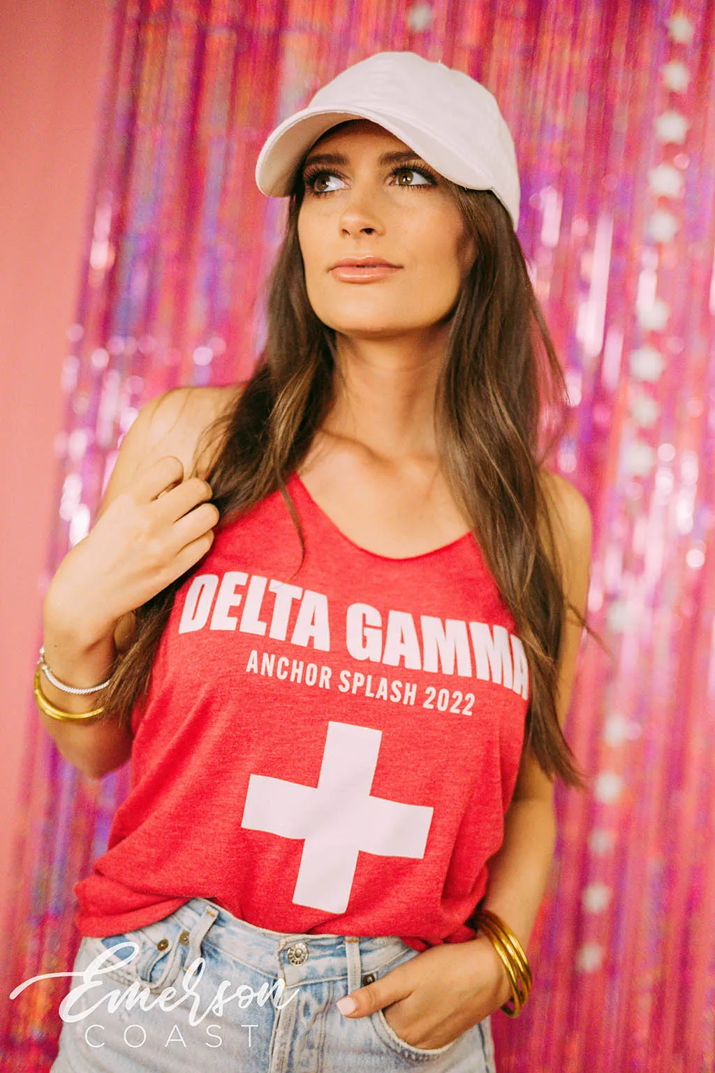 Delta Gamma Red Anchor Splash Tank