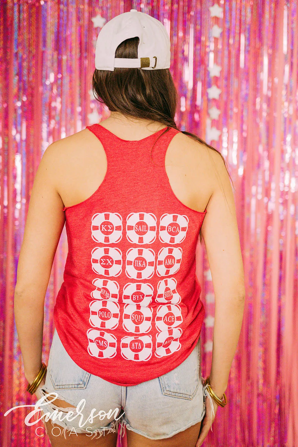 Delta Gamma Red Anchor Splash Tank