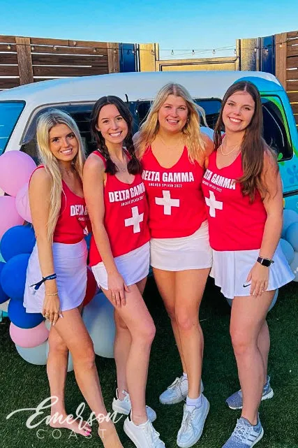 Delta Gamma Red Anchor Splash Tank