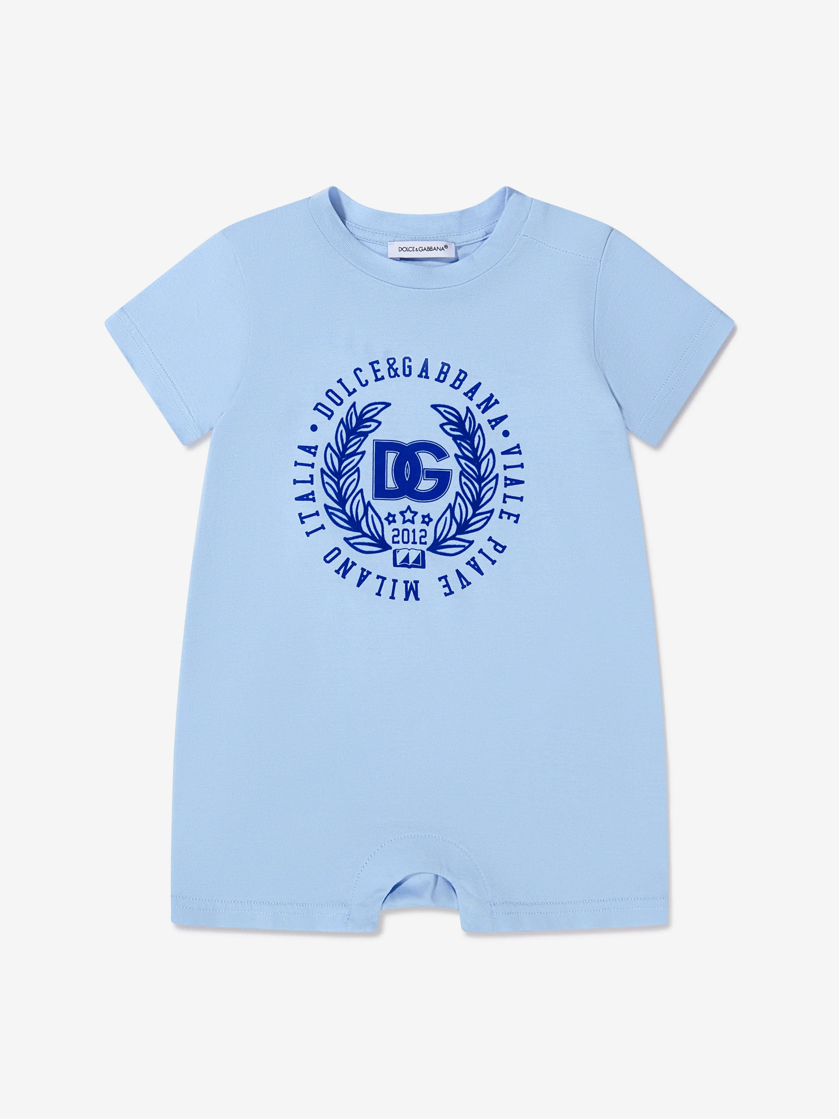 Dolce & Gabbana Baby Boys Logo Print Romper