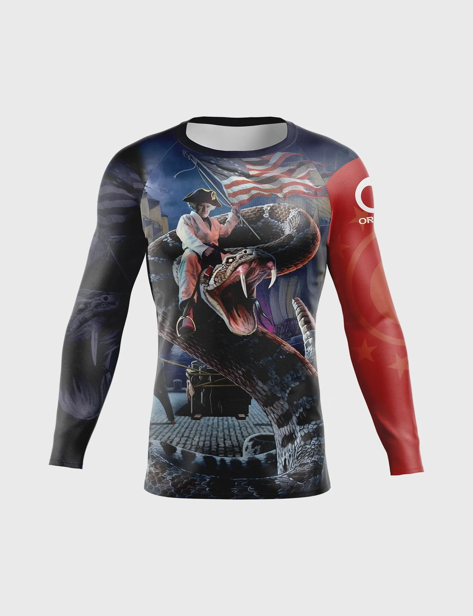 DON'T TREAD ON ME LS COMPRESSION FIT RASHGUARD 2.0