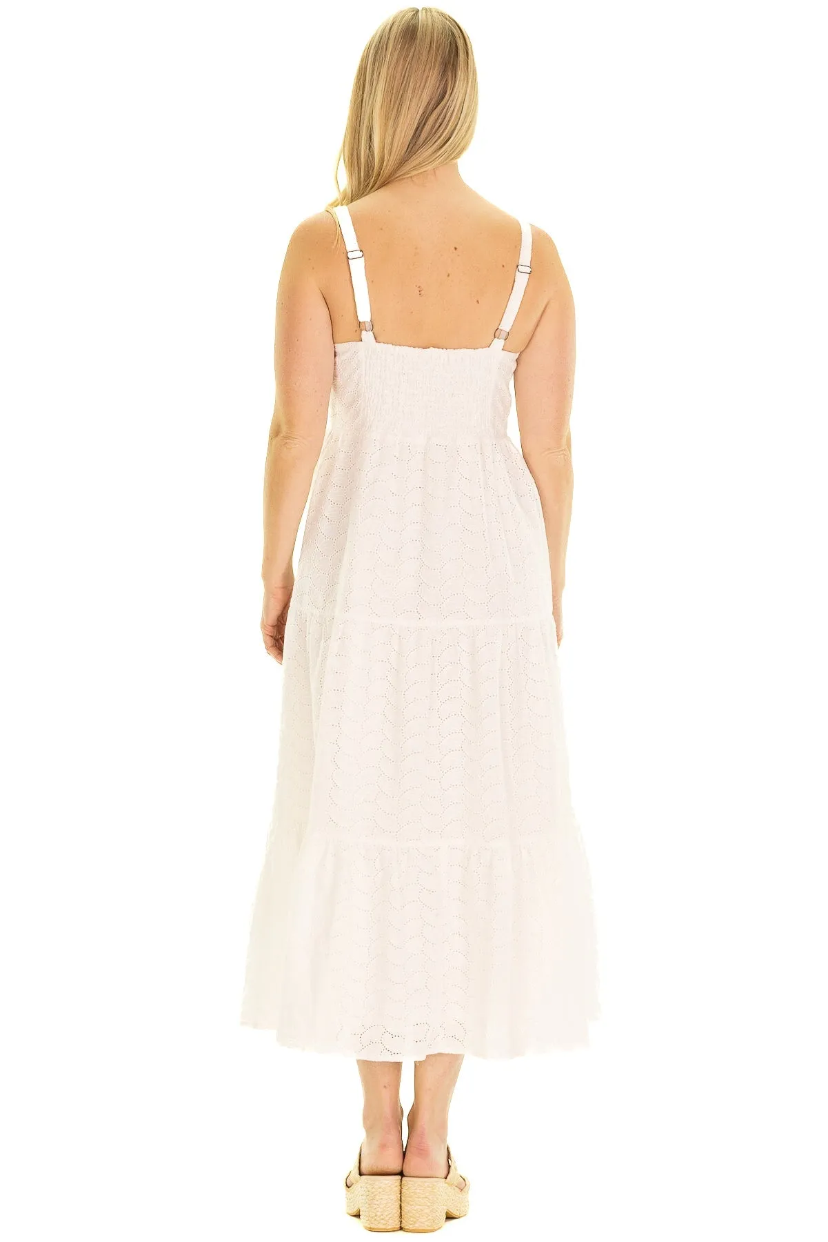 Duffield Lane Duxbury Dress - White Eyelet