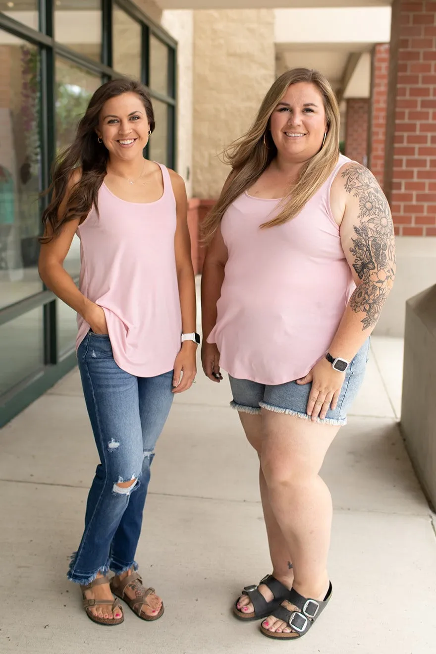 Dusty Pink Basic Scoop Tank (SM-3X)