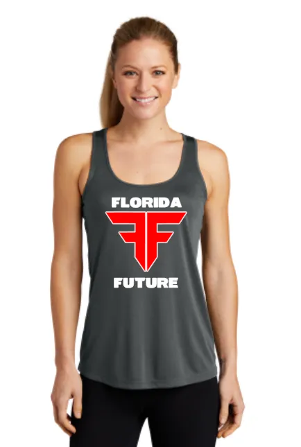 FLORIDA FUTURE LADIES DRIFIT RACERBACK TANK WHITE