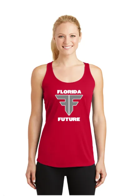 FLORIDA FUTURE LADIES DRIFIT RACERBACK TANK WHITE