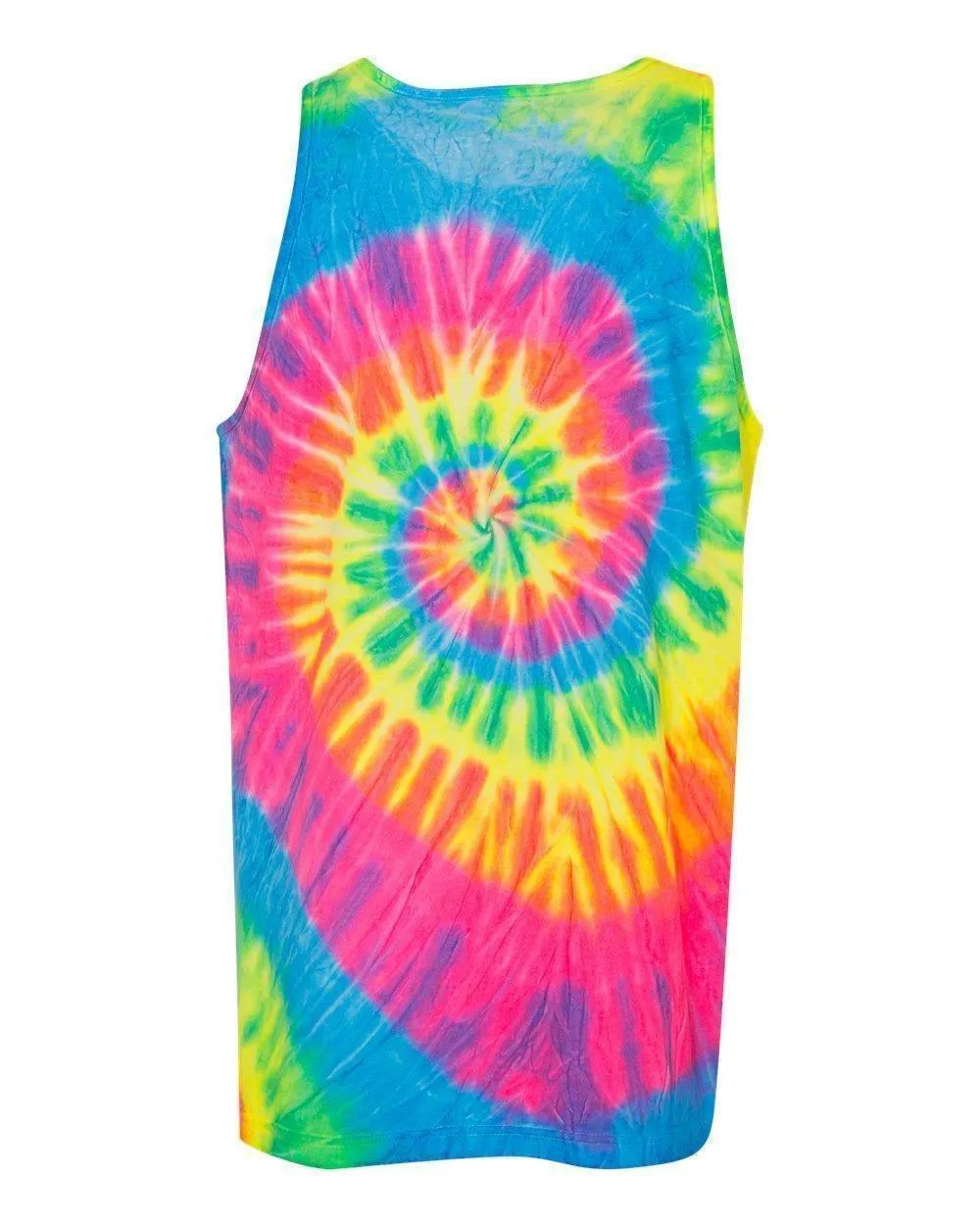 Flourescent Tie Dye Tank Top