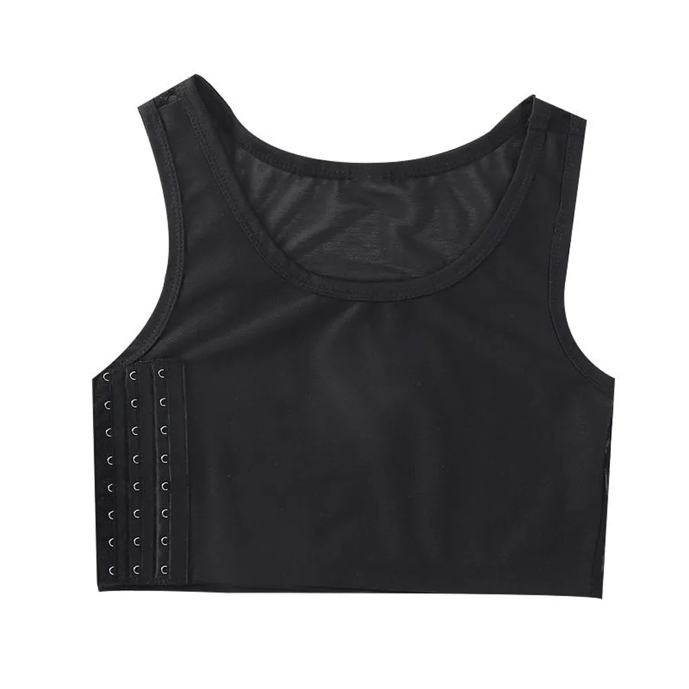 Gender Fluid Chest Binder Black- 3XLarge