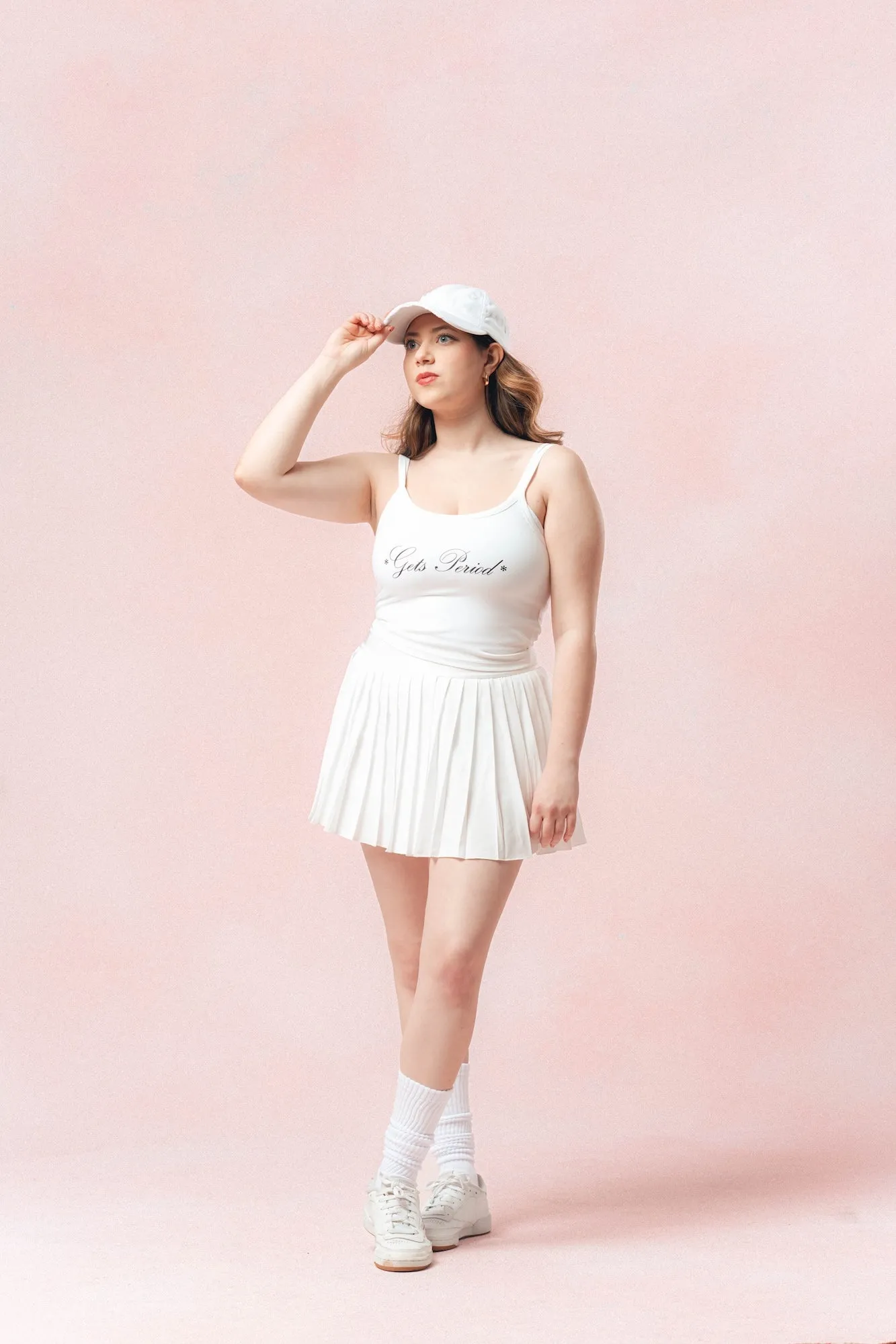 *Gets Period* Cami Tank (White)