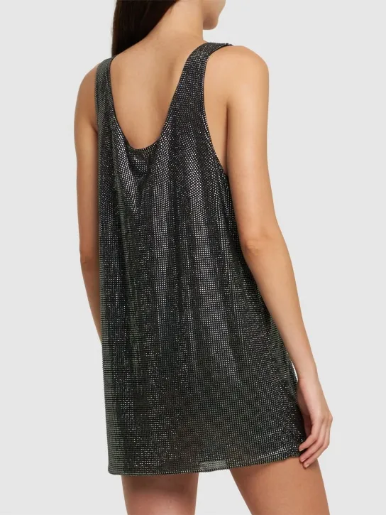 Giuseppe Di Morabito   Crystal embellished mini tank dress 