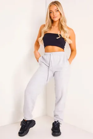 Grey High Waisted Joggers