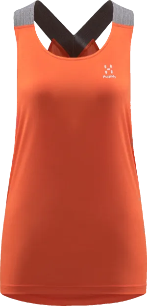 Haglöfs Women&#x27;s Ridge Tank Flame Orange | Buy Haglöfs Women&#x27;s Ridge Tank Flame Orange here | Outnorth