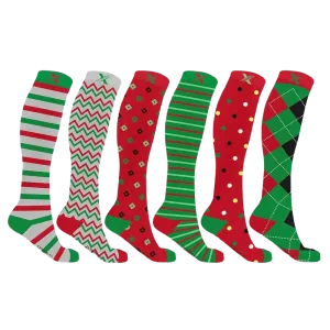 Happy Holidays Socks (6-Pairs)