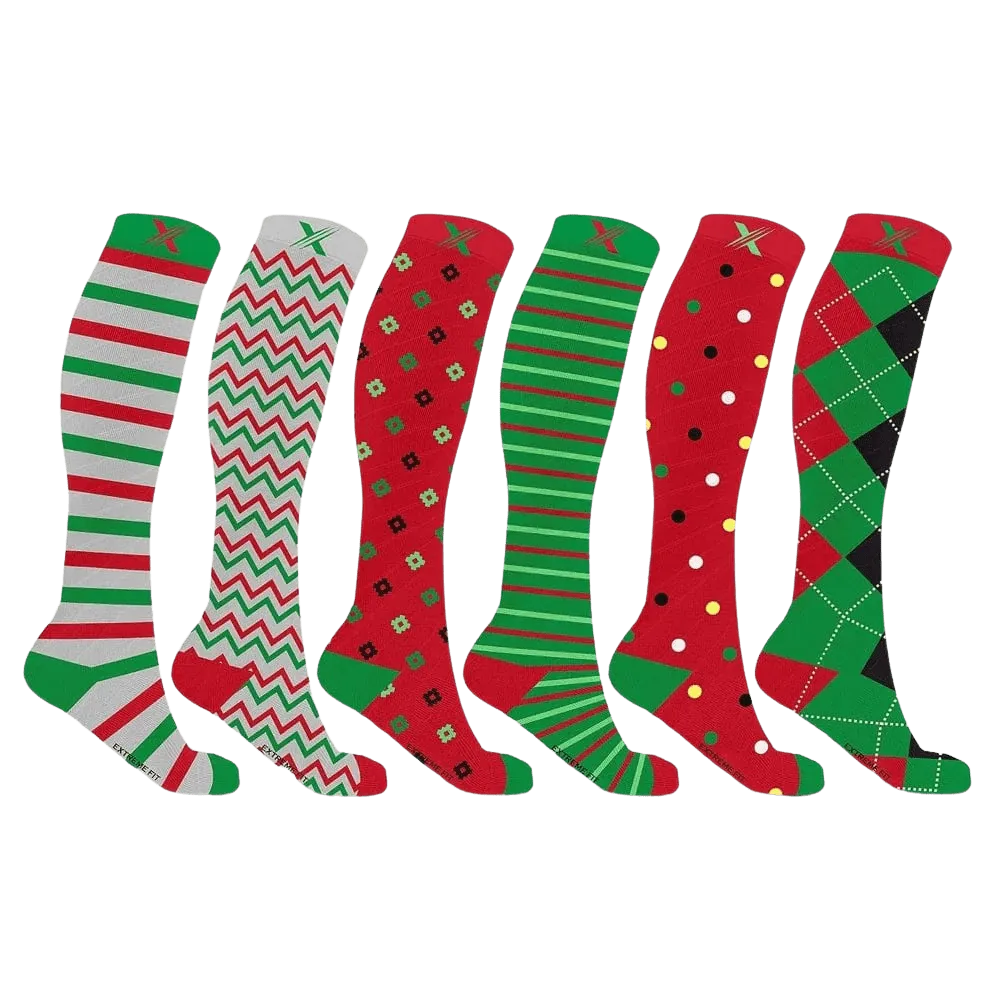 Happy Holidays Socks (6-Pairs)