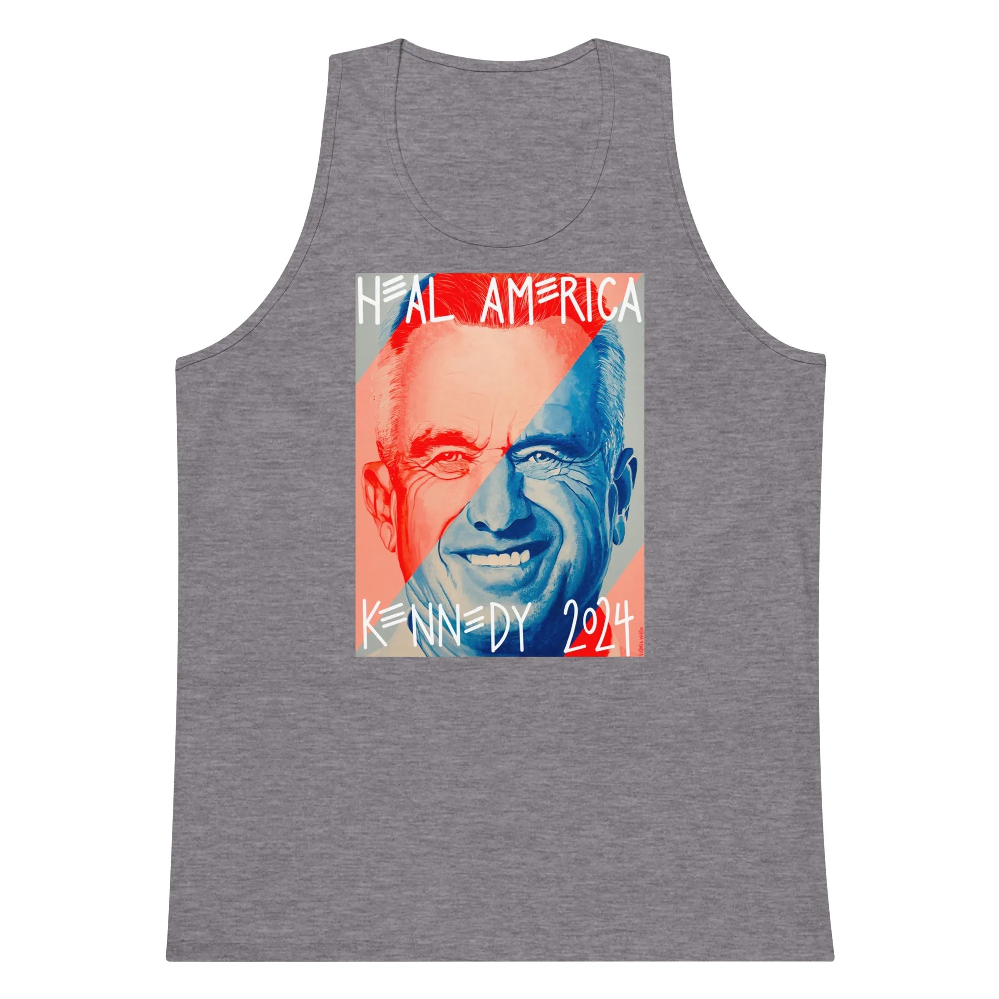 Heal America by Victoria White Men’s Tank Top