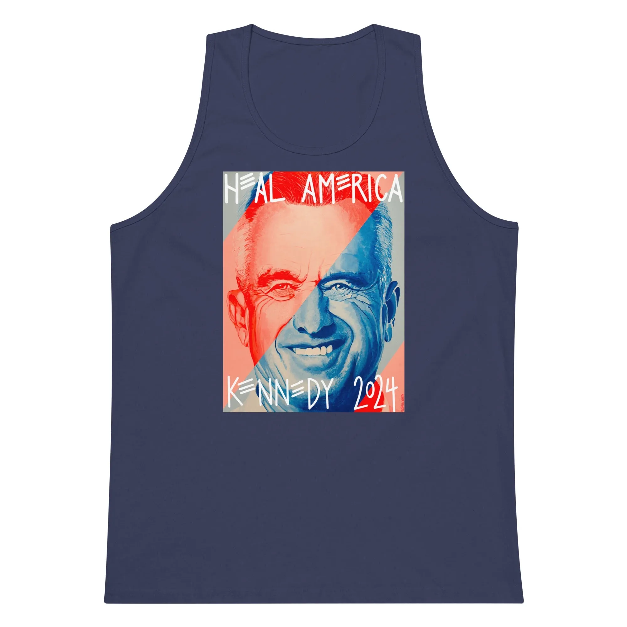 Heal America by Victoria White Men’s Tank Top