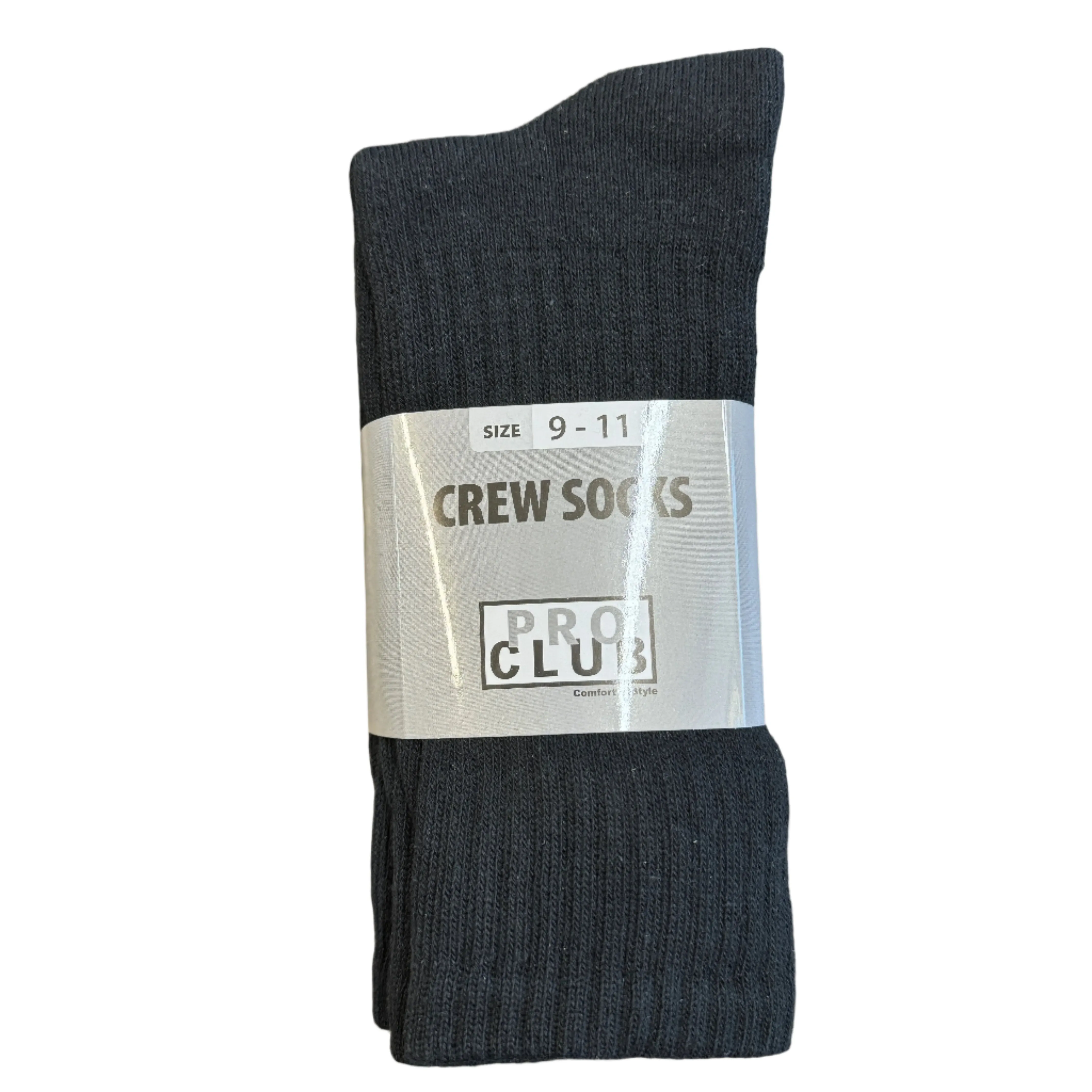 Heavyweight Crew Socks - Black