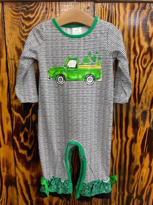 HONEYDEW Clover Truck Romper