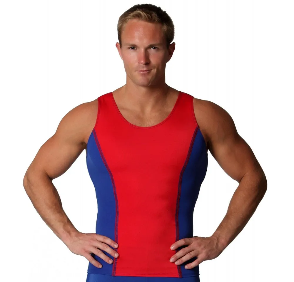 Insta Slim High Compression Activewear Muscle Tank ISMA00TT1