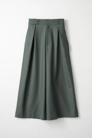 Ivy wool culottes (Khaki)